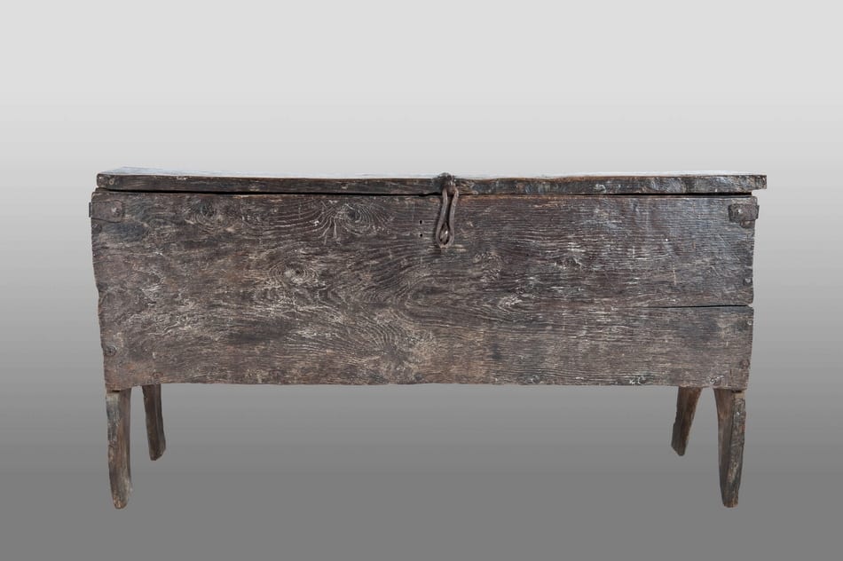 Late medieval boarded chest