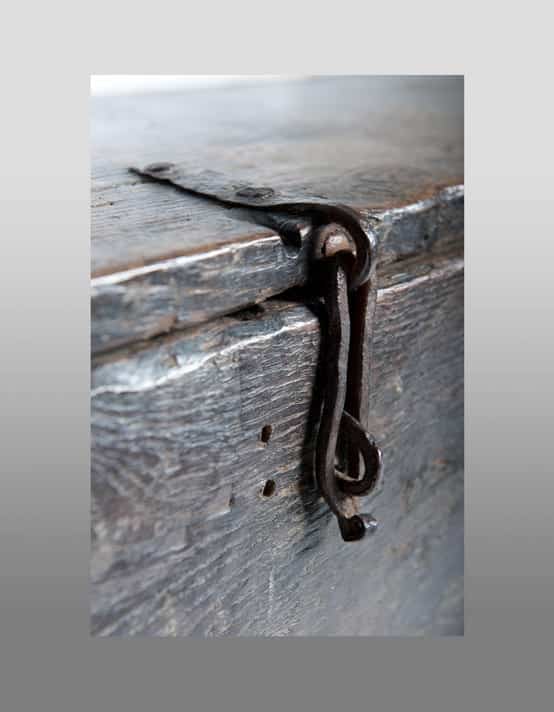 Late medieval boarded chest