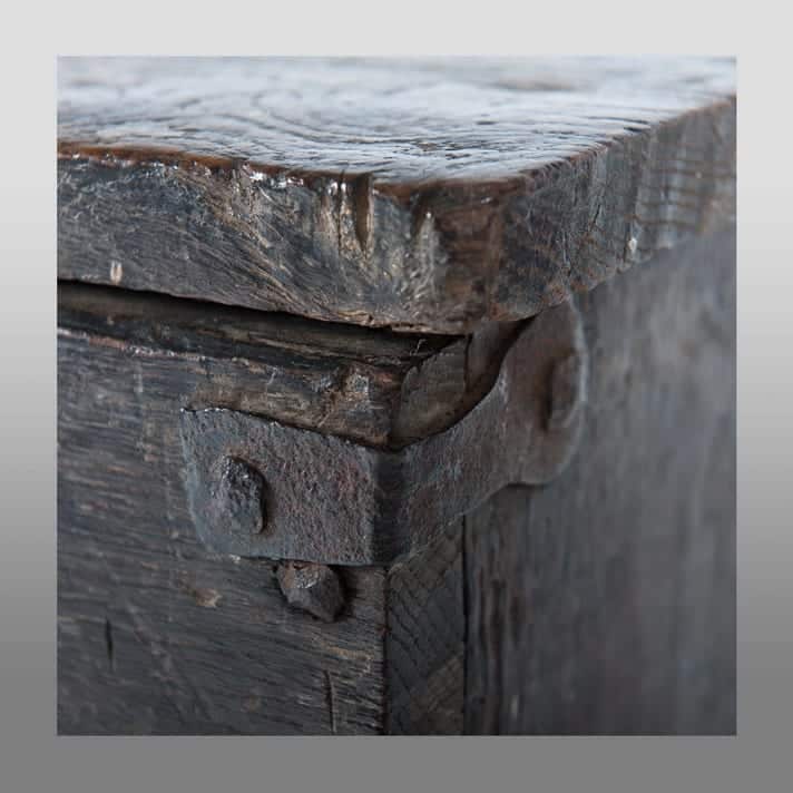 Late medieval boarded chest