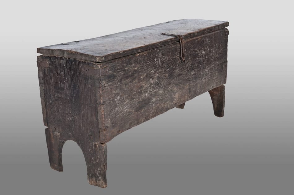 Late medieval boarded chest