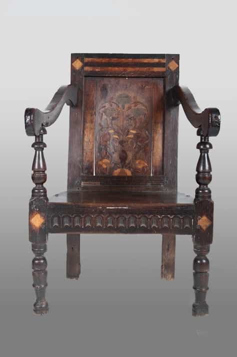 James I oak chair
