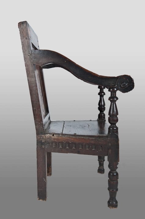 James I oak chair