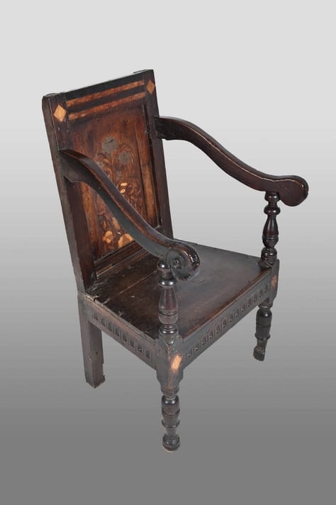 James I oak chair