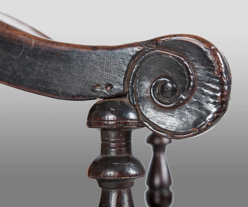 James I oak chair