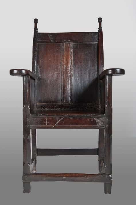 Henry VIII joined oak armchair