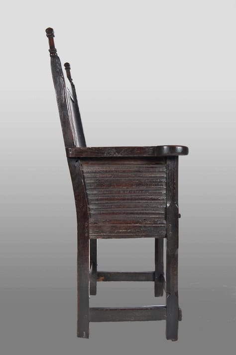 Henry VIII joined oak armchair