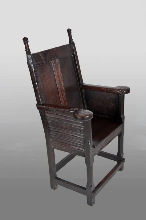 Henry VIII joined oak armchair