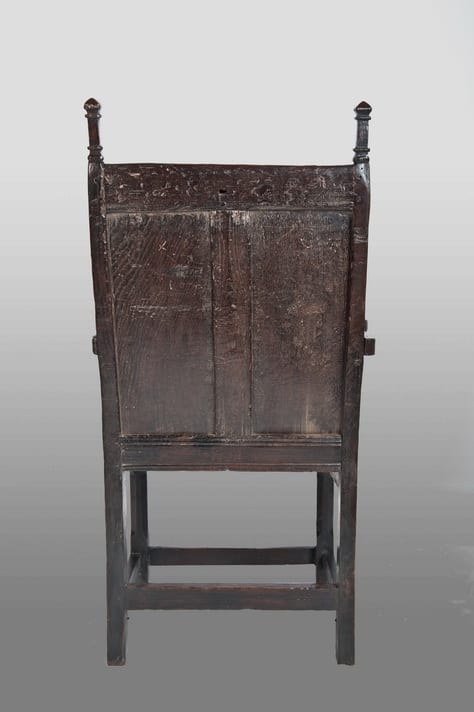 Henry VIII joined oak armchair