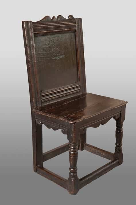 James I joined oak backstool