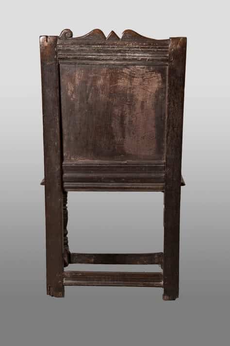 James I joined oak backstool