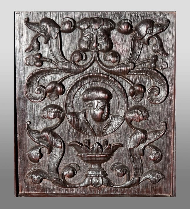 16th century pair of portrait panels