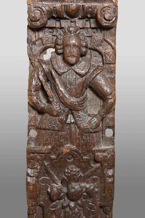 Elizabeth I oak caryatid