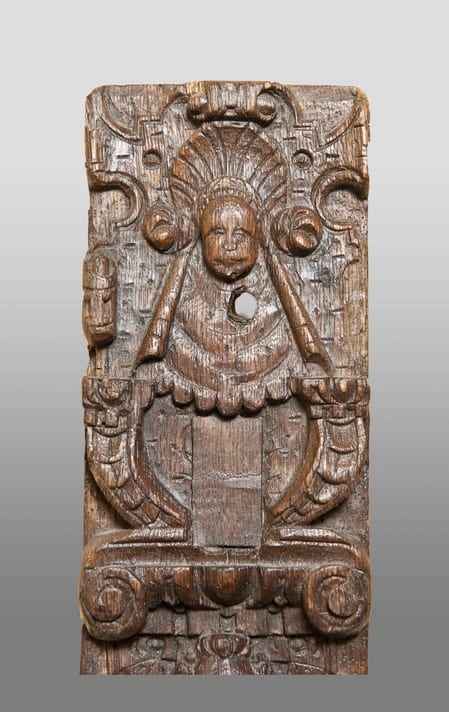 Elizabeth I oak caryatid