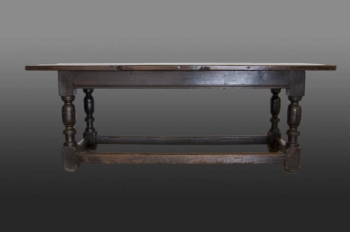 Mid 17th century oak joined table