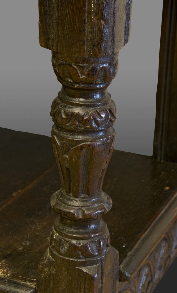 Elizabeth I carved cup-board