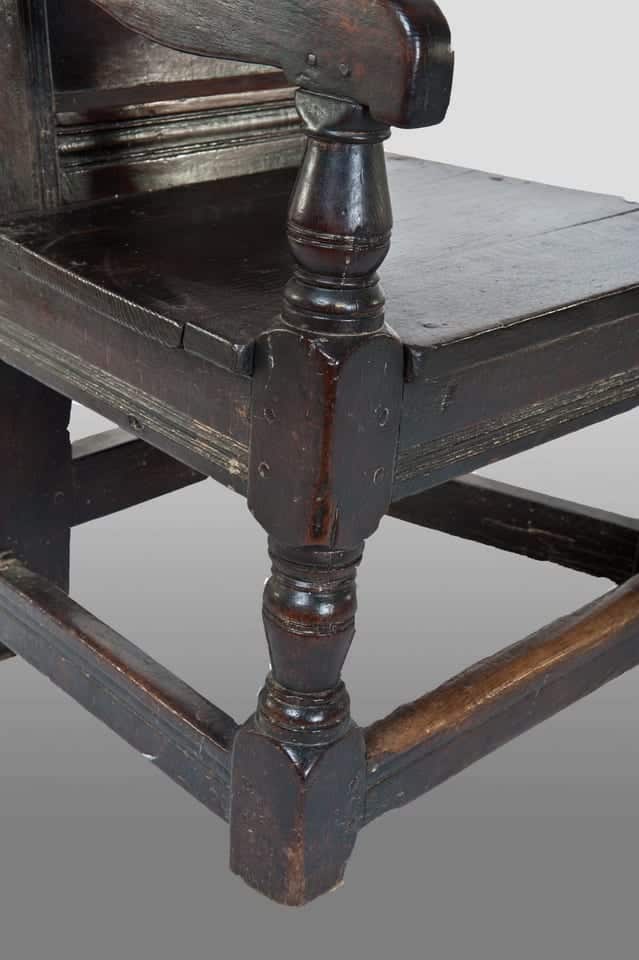 James I joined oak armchair