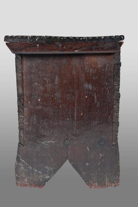 Henry VIII oak boarded chest