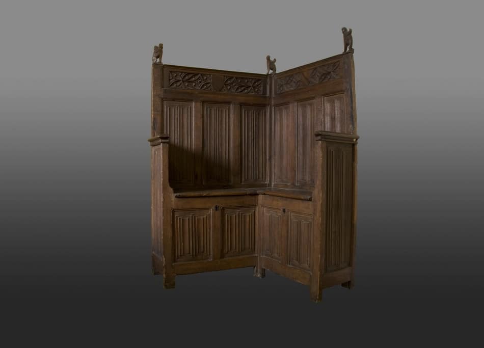 Late gothic oak bench