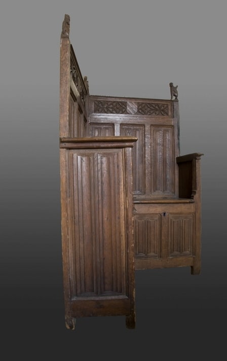 Late gothic oak bench
