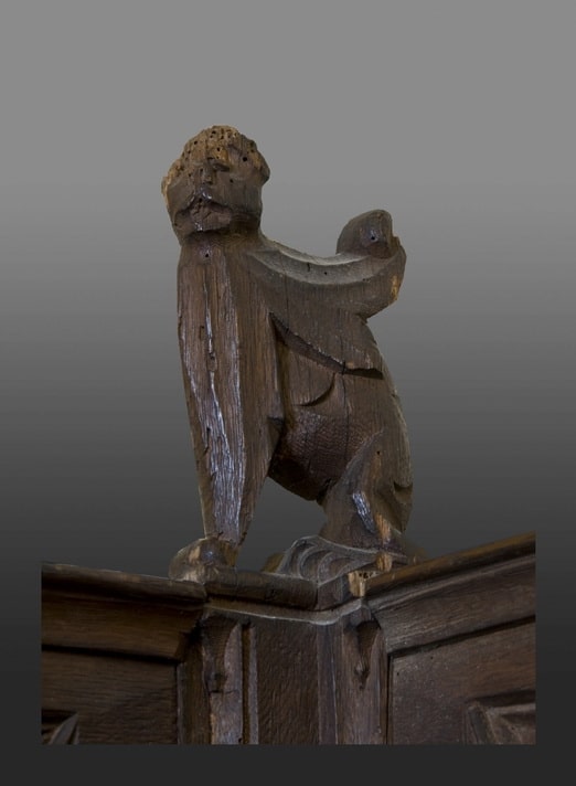 Late gothic oak bench