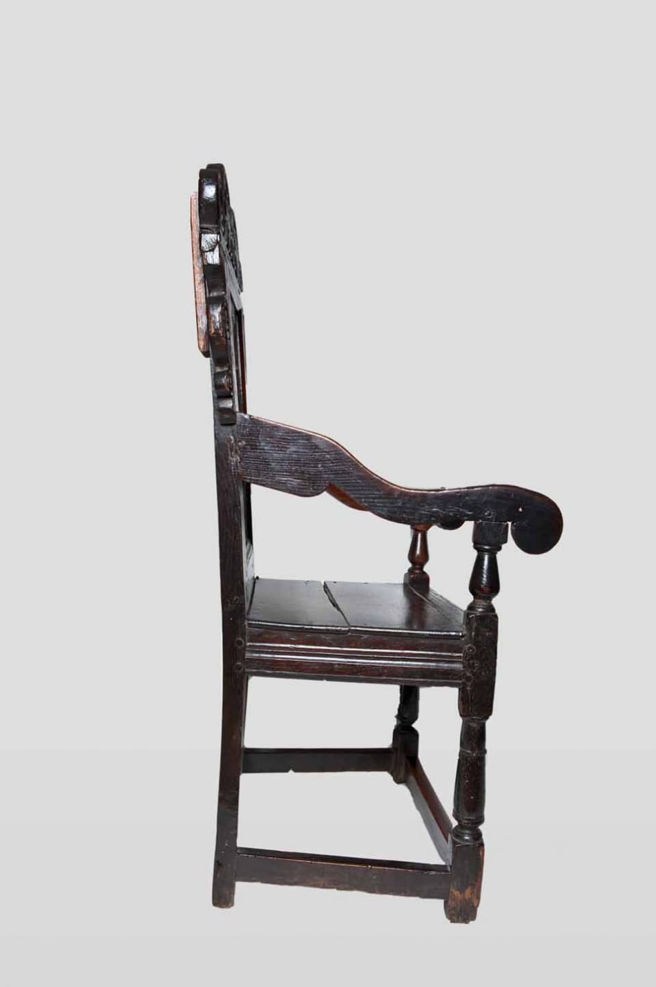 Charles II joined oak armchair