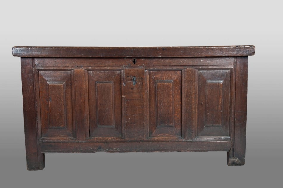 Charles I joined oak chest