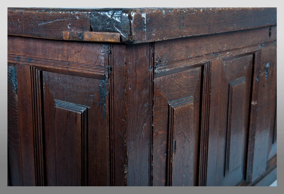 Charles I joined oak chest