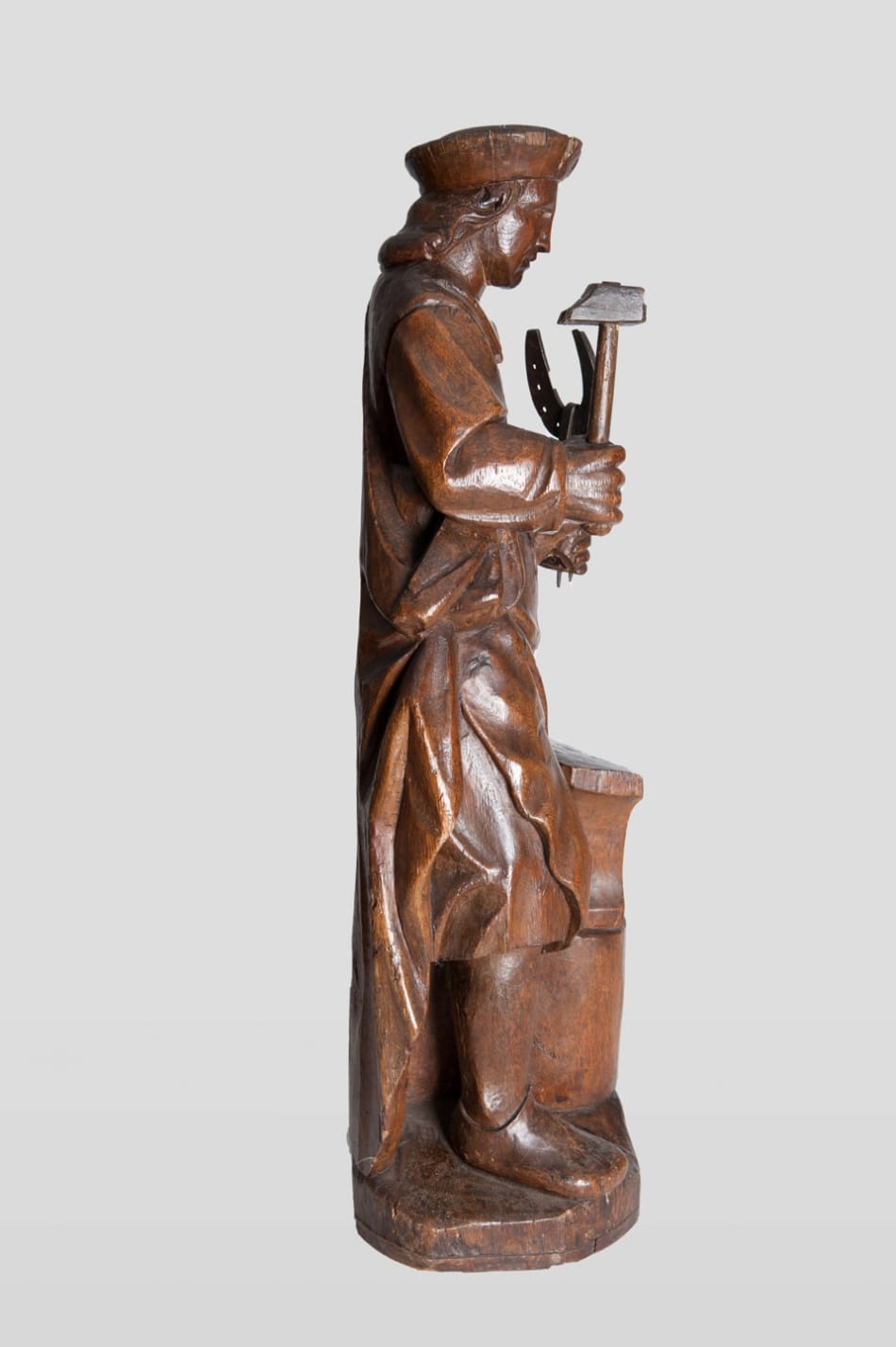 Late Gothic oak sculpture of St Eloy