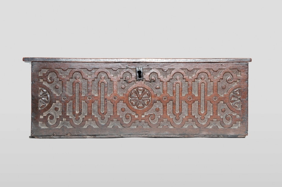 James I Exeter oak box