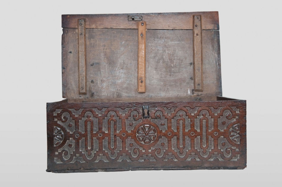 James I Exeter oak box