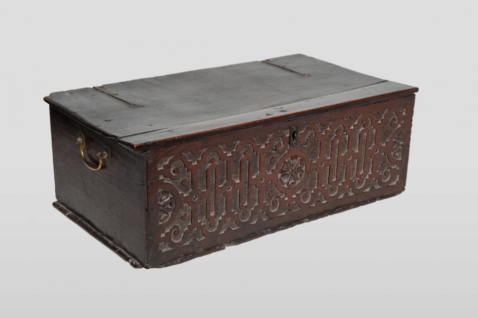 James I Exeter oak box