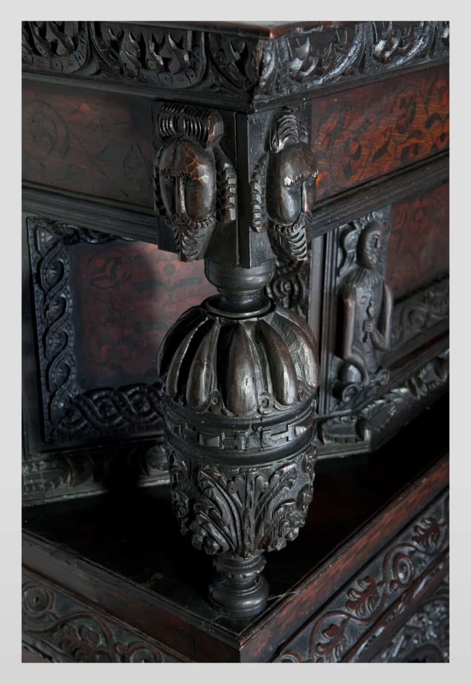 James I oak livery cupboard