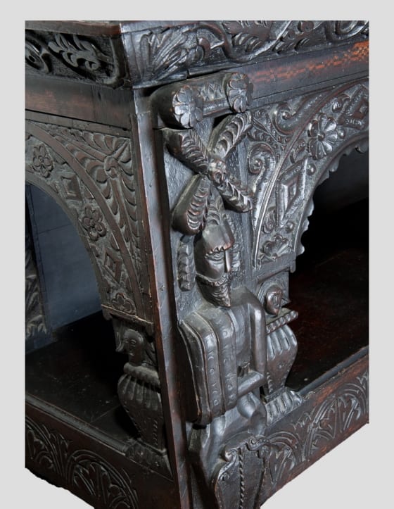 James I oak livery cupboard