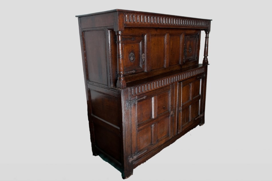 Charles I oak press cupboard