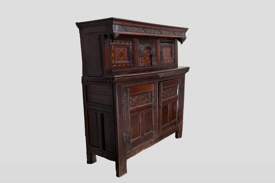 Elizabeth I oak press cupboard