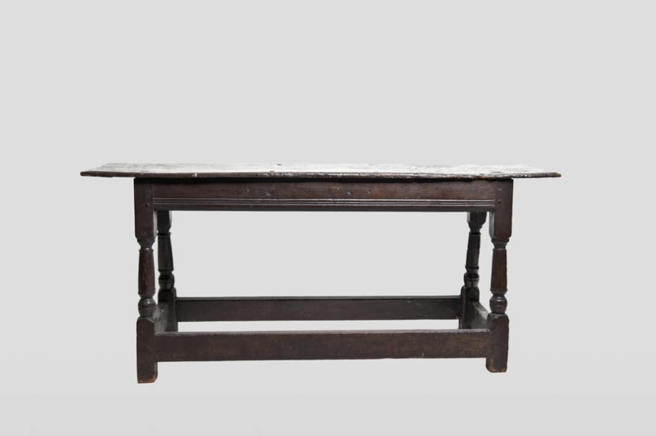 17th century joined oak bench