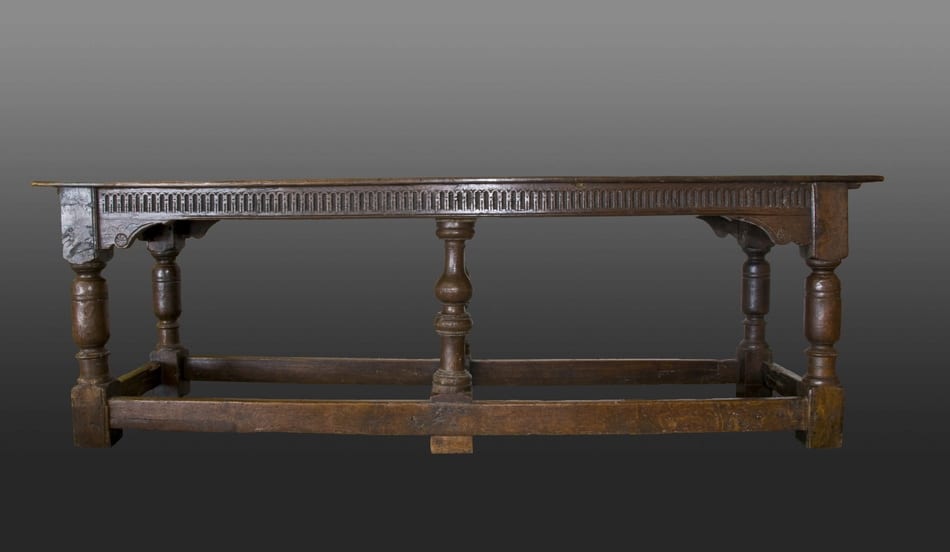 James I joined oak long table