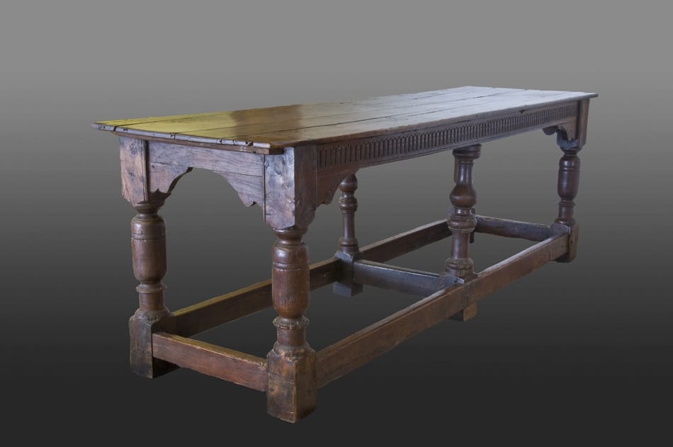James I joined oak long table