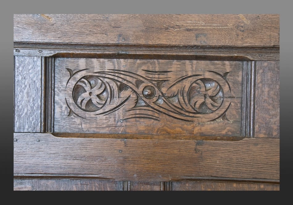 Charles I oak settle