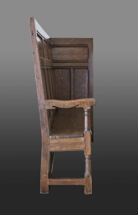 Charles I oak settle