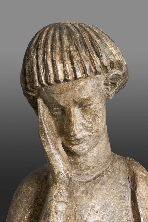 13th century sculpture, St John the Evangelist