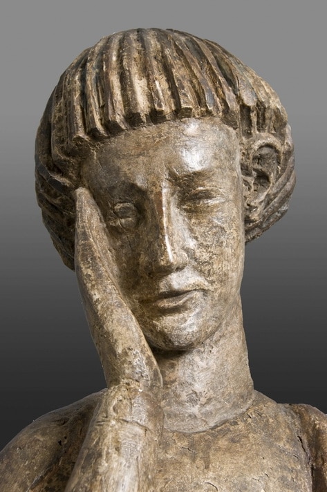 13th century sculpture, St John the Evangelist