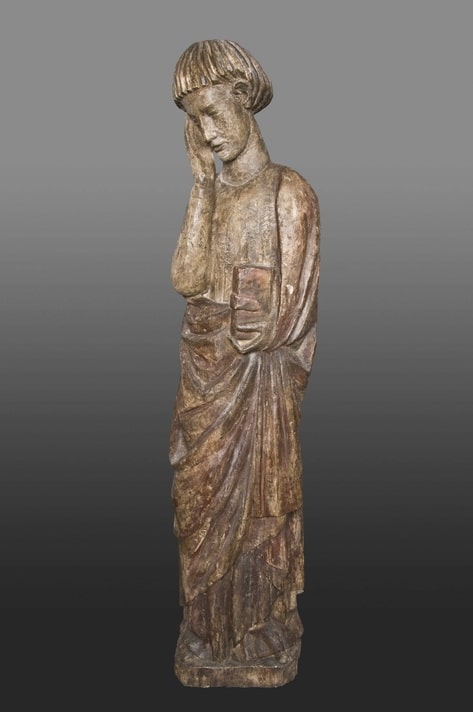 13th century sculpture, St John the Evangelist