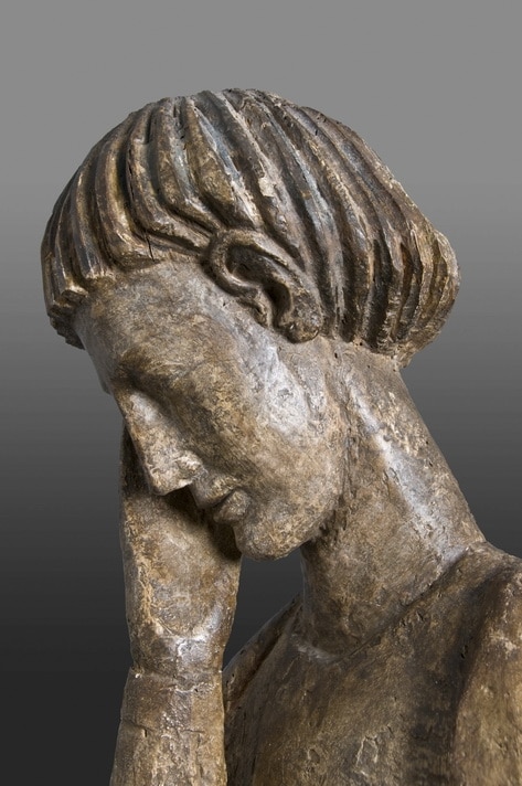 13th century sculpture, St John the Evangelist