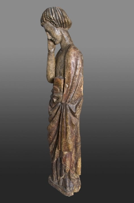 13th century sculpture, St John the Evangelist