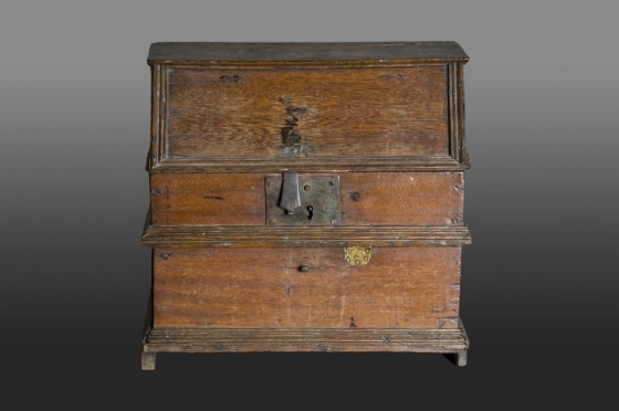 Elizabeth I walnut and oak table cabinet