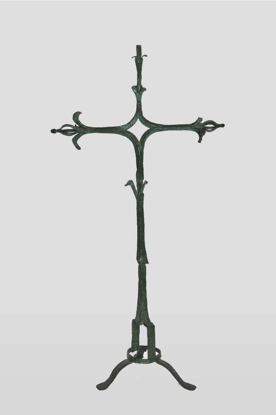 Gothic wrought iron cross