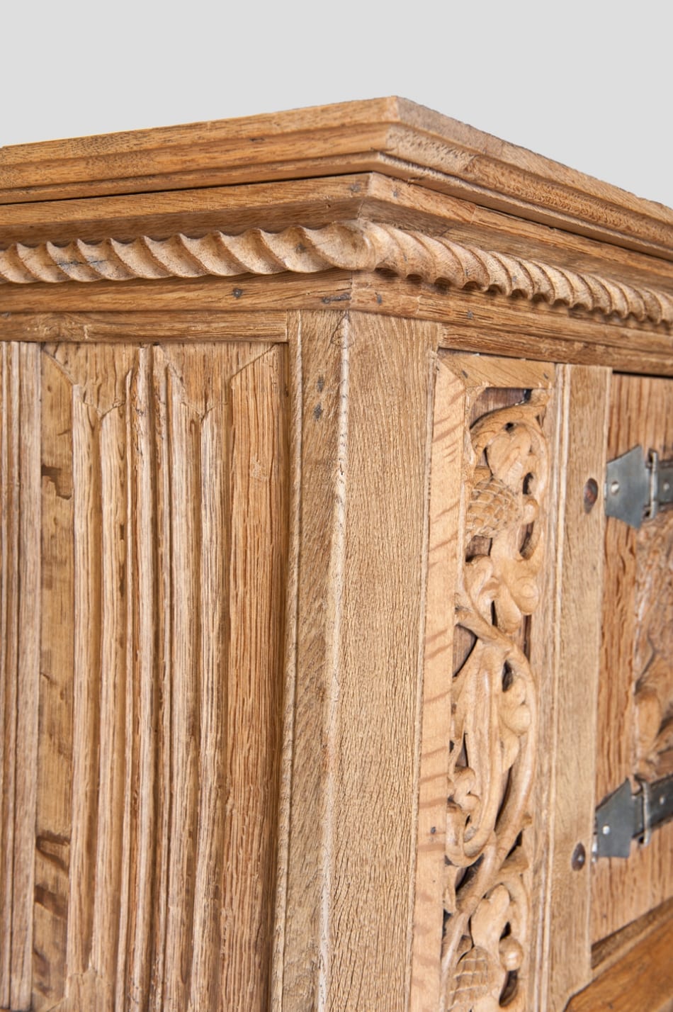 Late Gothic carved oak cupboard