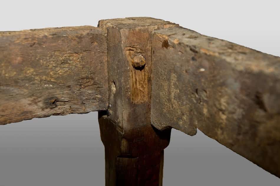 Tudor joined oak table