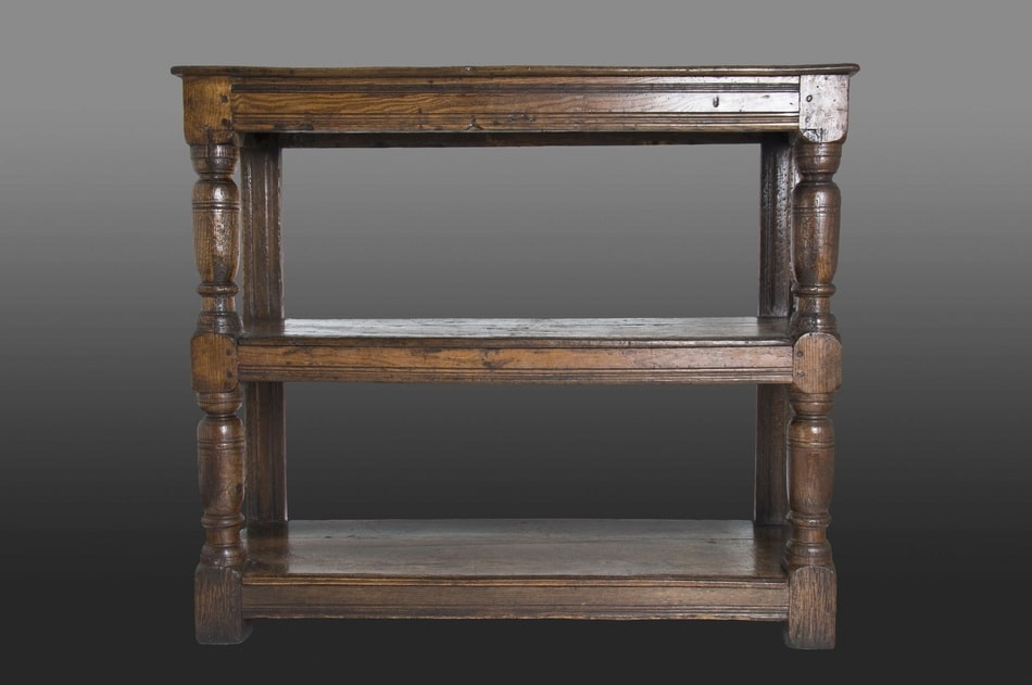 Charles II ash and elm cup-board